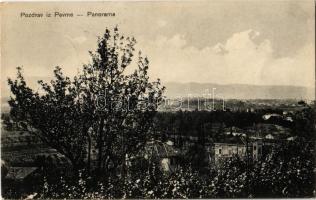 1915 Piuma, Pevma (Gorizia, Görz); Panorama (EK)