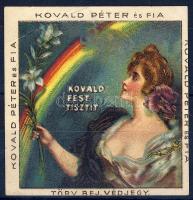 Szép reklámos litho levélzáró