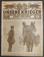 Unsere Krieger I. világháborús újság sok érdekes képpel