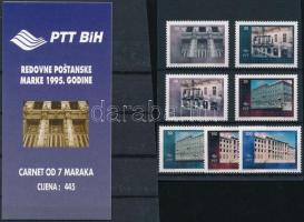 Sarajevo set + stamp booklet, Szarajevó sor + bélyegfüzet