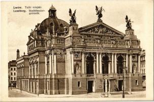 Lviv, Lwów, Lemberg; Teátr miejski / Stadttheater / theater