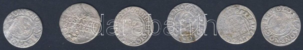 Lengyelország 1520-as évek Sgr (ezüstgaras) (6x) I.Zsigmond T:3,3-