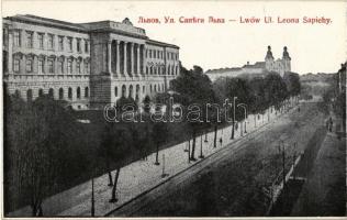 Lviv, Lwów, Lemberg; Ul. Leona Sapiehy / street view. Arnold & Schlag