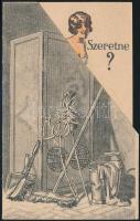 cca 1920-1930 Lux Turbator porszívó reklám. Bp., Kultura Rt