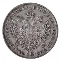 Ausztria 1852A 10kr Ag "Ferenc József" T:1-
Austria 1852A 10 Kreuzer Ag "Franz Josep...