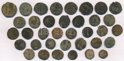 36db tisztítatlan római rézpénz a Kr. u. IV. századból T:3,3-
36pcs of uncleaned Roman copper coins...