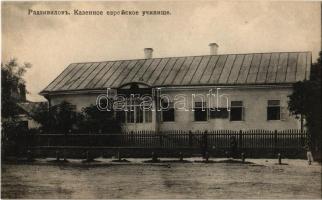 Radyvyliv, Radivilov; Kazennoye yevreyskoye uchilishche / state-owned Jewish school. Judaica. Phototypie Scherer, Nabholz & Co.