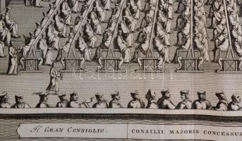 cca 1715-1750 Domenico Lovisa (1690 k.-1750 k.): Velence: Caonsilii Majoris Concessus; Recensio Cand...