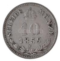 Ausztria 1859V 10kr Ag "Ferenc József" T:2,2-
Austria 1859V 10 Kreuzer Ag "Franz Jos...
