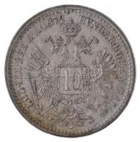 Ausztria 1872. 10kr Ag "Ferenc József" T:1,1-  
Austria 1872. 10 Kreuzer Ag "Franz J...