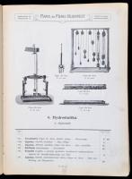cca 1910-1920 Marx és Mérei mérőeszköz és műszergyár 4. sz. árjegyzéke. Fizikai, kémiai, laboratóriu...