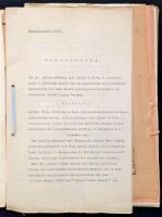 1924 Osztrák Szabadalom gyakorlatba vételét igazoló iratok, benne német nyelvű irattal, újságcikkekk...