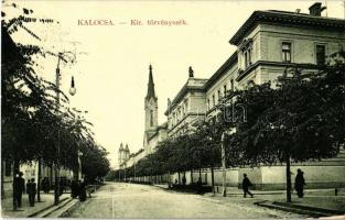1912 Kalocsa, Kir. Törvényszék, Főszékesegyház, Jezsuita templom. W. L. Bp. 6361.