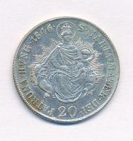 1846B 20kr Ag "V. Ferdinánd" (6,69g) T:1- kis patina 
Hungary 1846B 20 Kreuzer Ag "F...