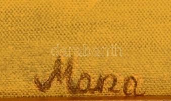 Balog Marianna (1967-): Alázat. Olaj, vászon, jelzett, keretben,  50×70 cm