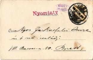 1900 Vác, Constantin (Konstantin) tér Váczott, Tragor Ignác és Fia üzlete. Rajta Dr. Tragor Ignác al...