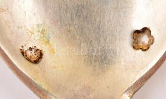 5 db jelzett ezüst kiskanál, jelzett, h: 14 cm, nettó: 162 g