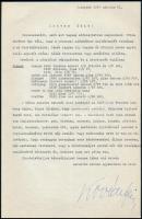 1937 Kováts Ferenc gazdaságtörténész, közgazdász 4 db levele Dr. Hoffmann Editnek, 1 db Hoffmann Edi...