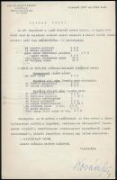 1937 Kováts Ferenc gazdaságtörténész, közgazdász 4 db levele Dr. Hoffmann Editnek, 1 db Hoffmann Edi...