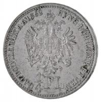 Ausztria 1862A 1/4Fl Ag "Ferenc József" T:1-
Austria 1862A 1/4 Florin Ag "Franz Jose...