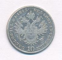 Ausztria 1842A 10kr Ag "I. Ferdinánd" T:2-
Austria 1842A 10 Kreuzer Ag "Ferdinand I&...