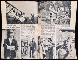 1961-1974 A Filmvilág, a Film Színház Muzsika és a Képes Film Híradó című újságok 6 db száma, címlap...