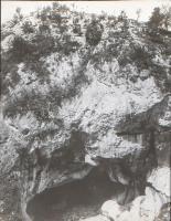 cca 1910 Csetate Boli barlang + Szatmár (repedt). Glass photo slide. Üveg dia kép. 8x8 cm