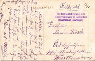 1915 Miskolc, Hunyadi utca, bor, sör és pálinka mérés, piaci árusok. W. L. Bp. 1058. Kiadja Özv. Maj...