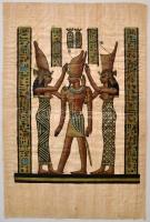 Egyiptomi kézzel festett papirusz 40x60 cm