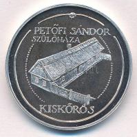 Lapis András (1942-) DN "Petőfi Sándor szülőháza-Kiskőrös" Ag emlékérem  (15,74g/0,925/32mm) T:PP ujjlenyomat