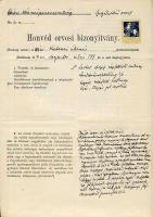 1897 -1940 13 db vegyes okmány és igazolvány