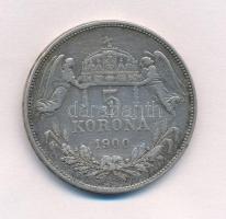 1900KB 5K Ag "Ferenc József" T:2- ph.
Adamo K7