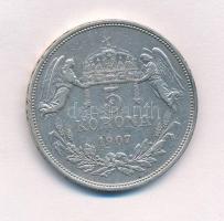 1907KB 5K Ag "Ferenc József" T:2- kis ph.
Adamo K7