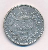 1908KB 5K Ag "Ferenc József" T:2- ph.
Adamo K7