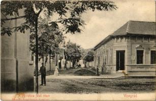 1906 Visegrád, Fő utca felső része, Gyógyszertár. Kiadja Ifj. Zoller Ferenc 131. sz. (fl)