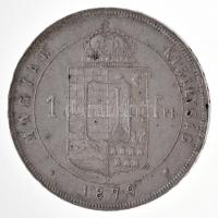 1879KB 1Ft Ag "Ferenc József / Középcímer" T:1-
Adamo M15