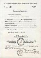 1944 2 db származási igazolvány