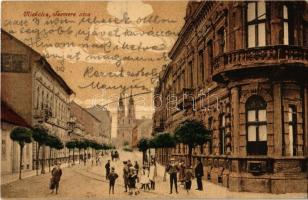 1919 Miskolc, Szemere utca, villamossín