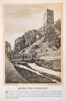 1905 Magyarországi tájképek, Drotleff József műintézetének nyomása és kiadása, Nagyszeben, 9 db