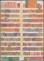 920 db szakszervezeti bélyeg 1951-től 2 berakólapon + 4 db tagkönyv