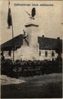1929 Győrszentiván, Hősök szobra, emlékmű. Jánossy fényképész kiadása 241.