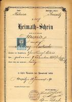 1837-1903 3 db okmány