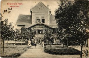 1911 Balatonlelle, Schreder villa. Wollak József utódai kidása (EK)