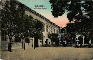 1912 Balatonfüred, Müllecker étterem és kávéház. Kiadja Koller Károly utóda 940. (r)