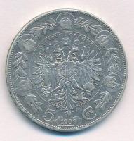 Ausztria 1909. 5K Ag "Ferenc József" T:2,2-
Austria 1909. 5 Corona Ag "Franz Joseph&...