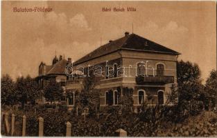 Balatonföldvár, Báró Baich villa. Kiadja Gerenday Gyula