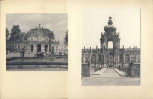 cca 1960 Drezda / Dresden 12 fotó albumban
