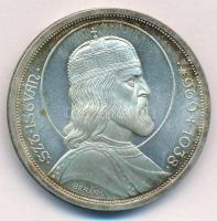 1938. 5P Ag Szent István T:1- patina Adamo P8.1