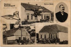 1927 Szabadhegy, Győr-Szabadhegy (Győr); Baross házak (kis szakadás / small tear)