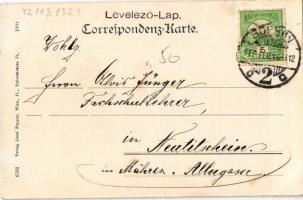 1909 Sopron, Várkerület, villamos, Kolb Simon üzlete. Verlag Josef Popper (EK)